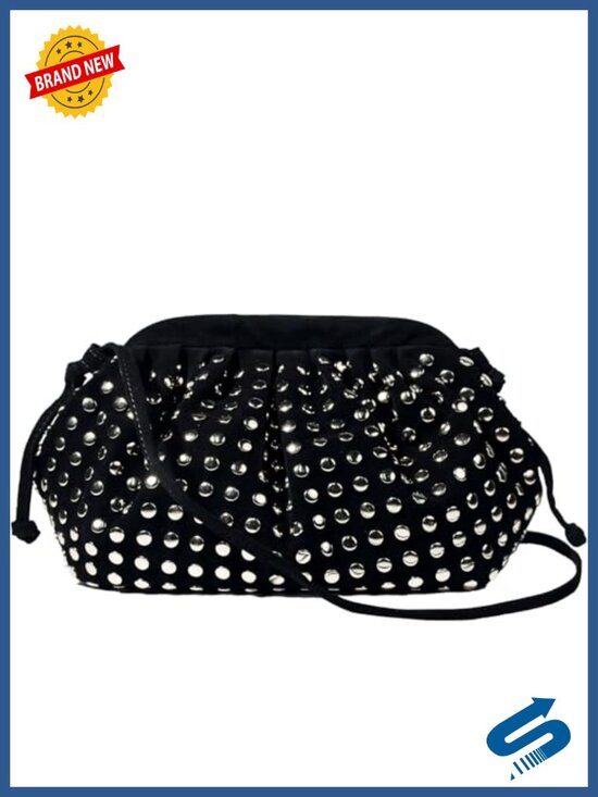 Handbags - PU Leather Cloud Dumpling Pouch Clutch Crossbody Shoulder Handbag for Women